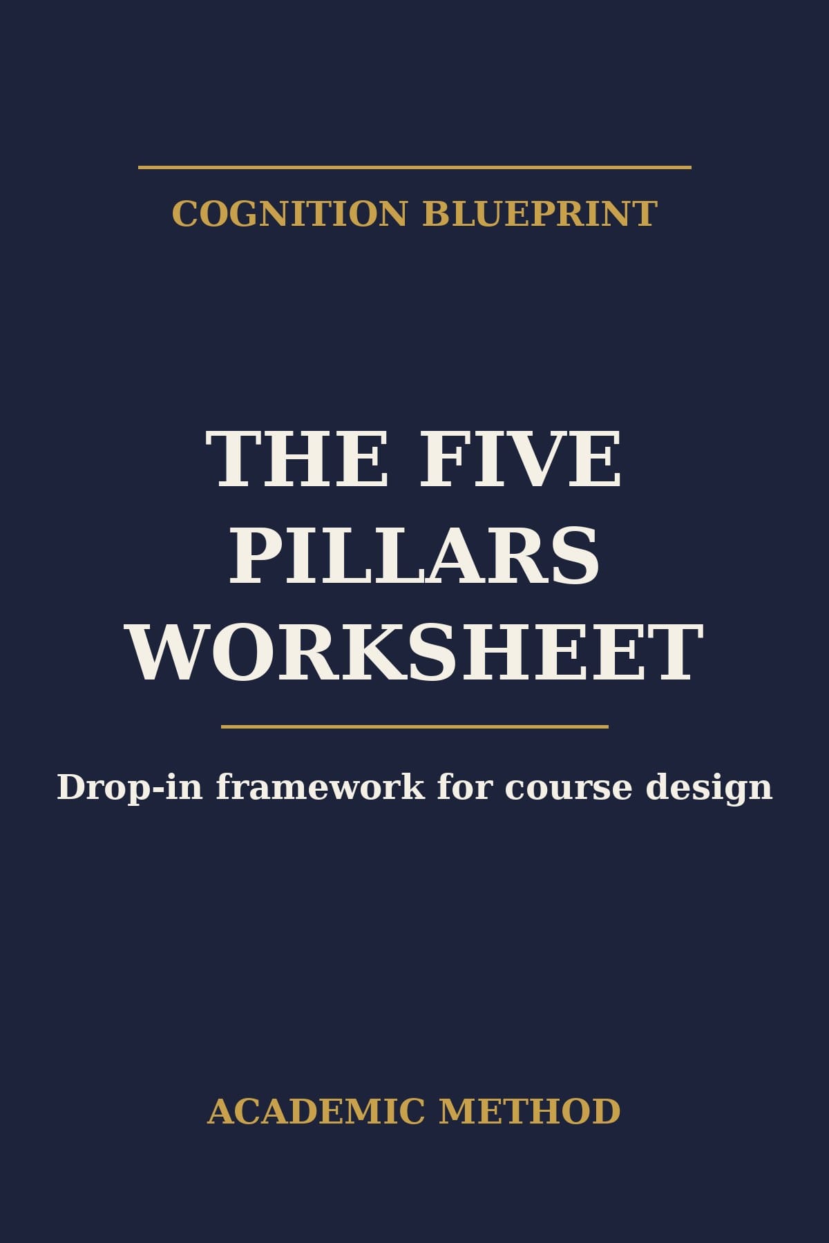 Five Pillars Card